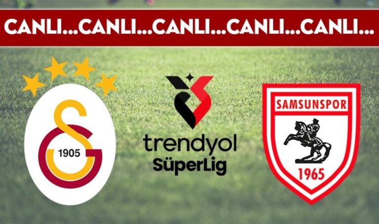 CANLI YAYIN: Galatasaray – Samsunspor CANLI AÇIKLAMA – Sezon 2024-2025 Süper Lig 12. Hafta – Son Dakika Spor Haberleri