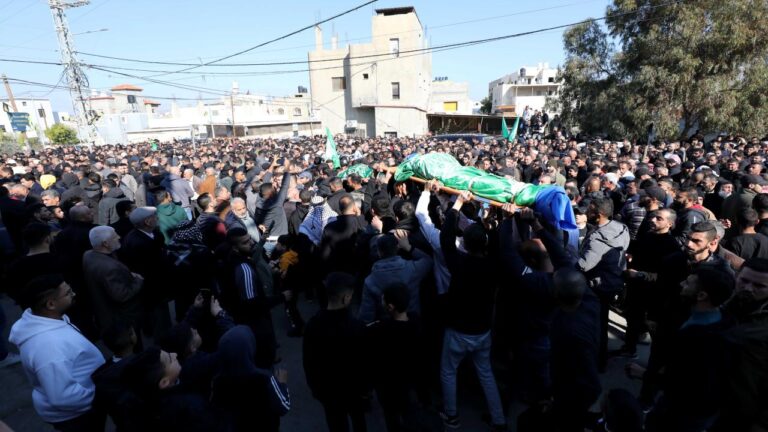 Kicruner İsrail’in son yolculukta 10 Filistinli’de Batı Şeria’nın tepesine saldırısı