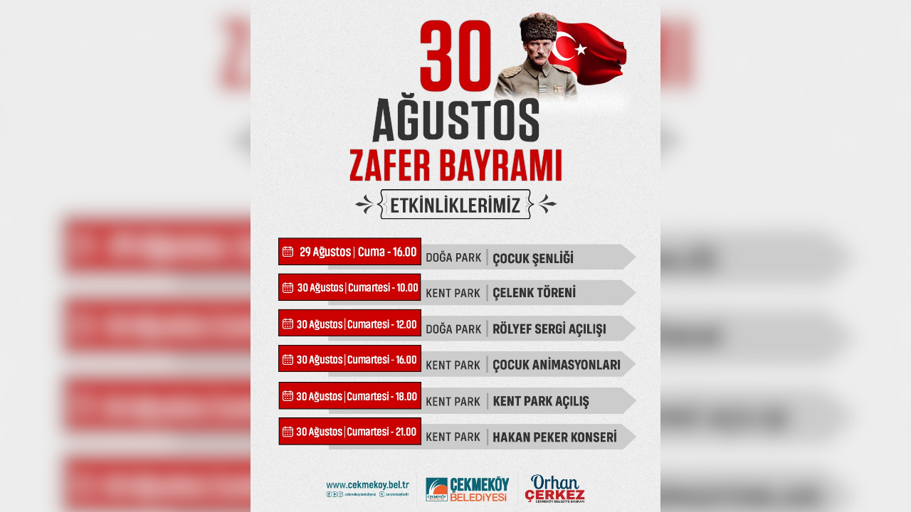 30 Ağustos Zafer Günü Takvimi 2025! 30 Ağustos'ta İstanbul'dan İstanbul'da Zafer Günü, kim konseri var?