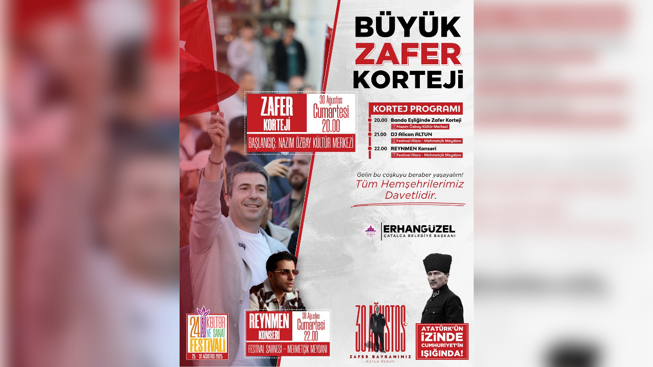 30 Ağustos Zafer Günü Takvimi 2025! 30 Ağustos'ta İstanbul'dan İstanbul'da Zafer Günü, kim konseri var?